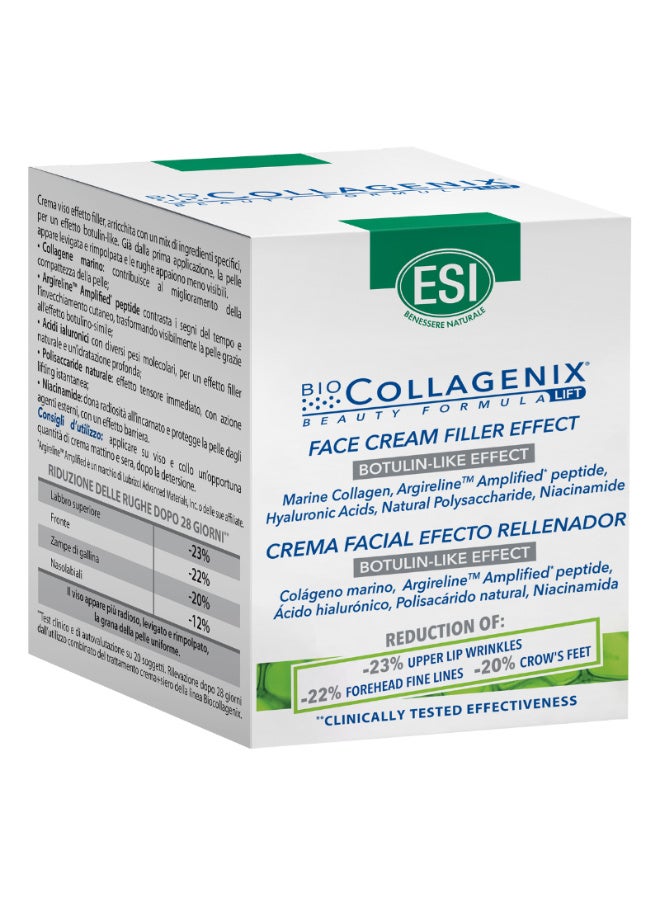 ESI Biocollagenix Niacinamide Combo Ramadan Set – Face Cream Filler, Booster Serum, 60 Collagen Tablets & Hydrogel Face Mask for Bright, Firm, Hydrated, Smooth Skin, 3D Massager & Make-up Bag - Image 2